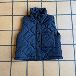Black Quilted Puffer Vest
